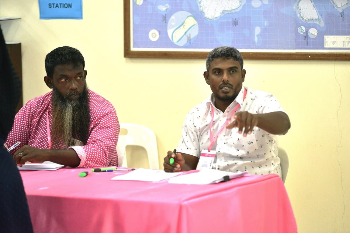 PPM officals at ballot box